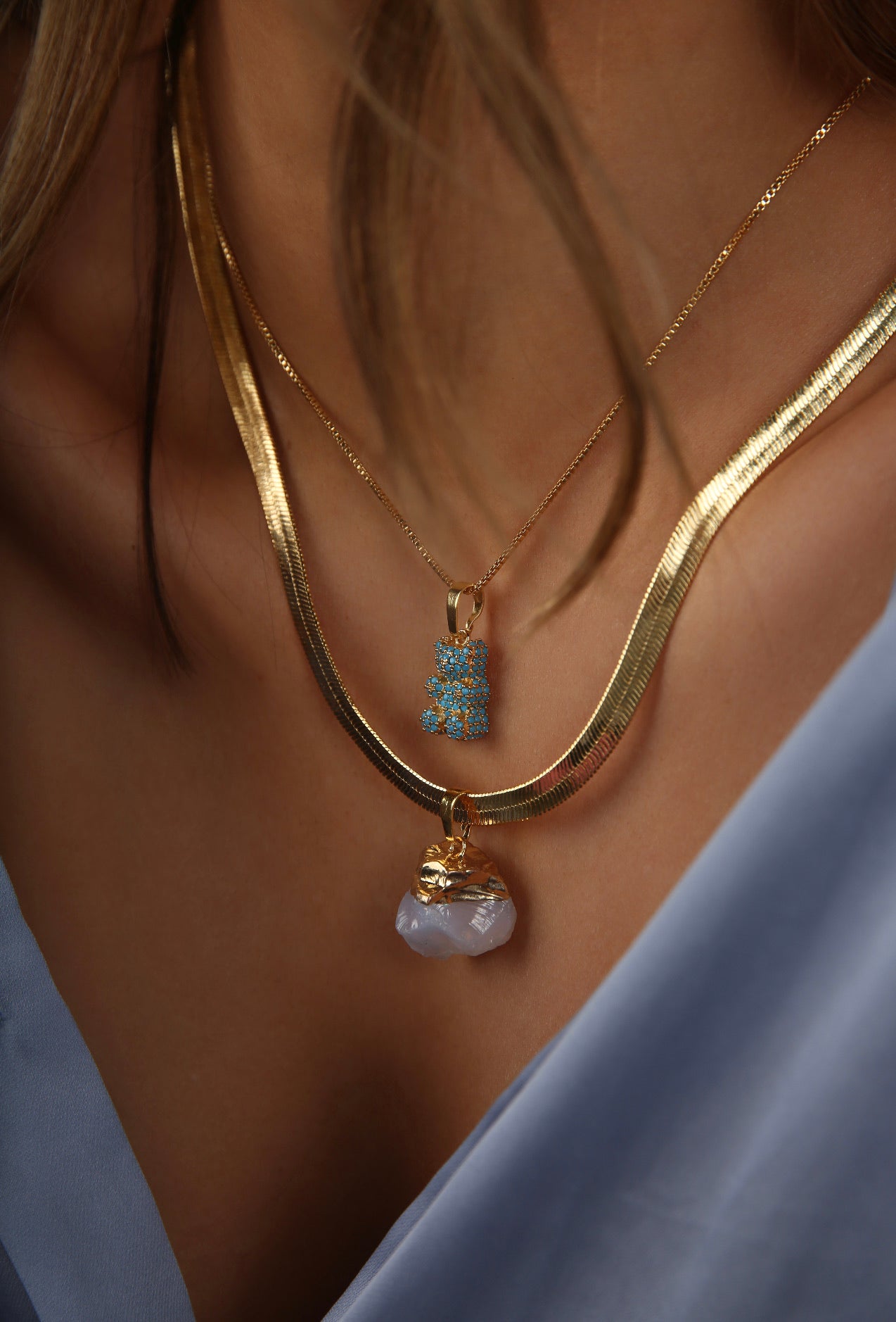 Nostalgia Bear Pendant – Crystal Haze Jewelry