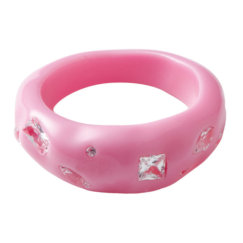 crystal haze Cosmo ring - Candy Pink