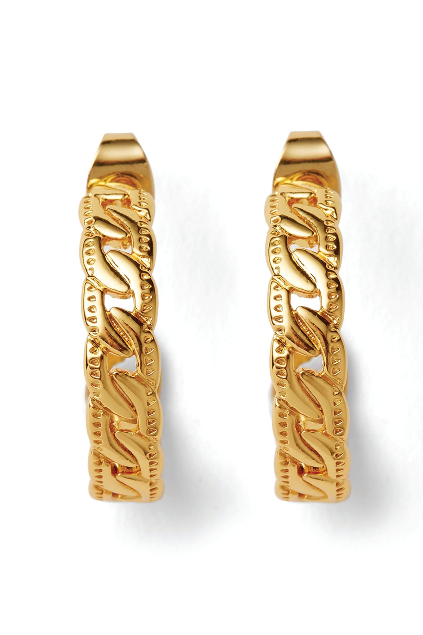 crystal haze Oslo Chain hoops
