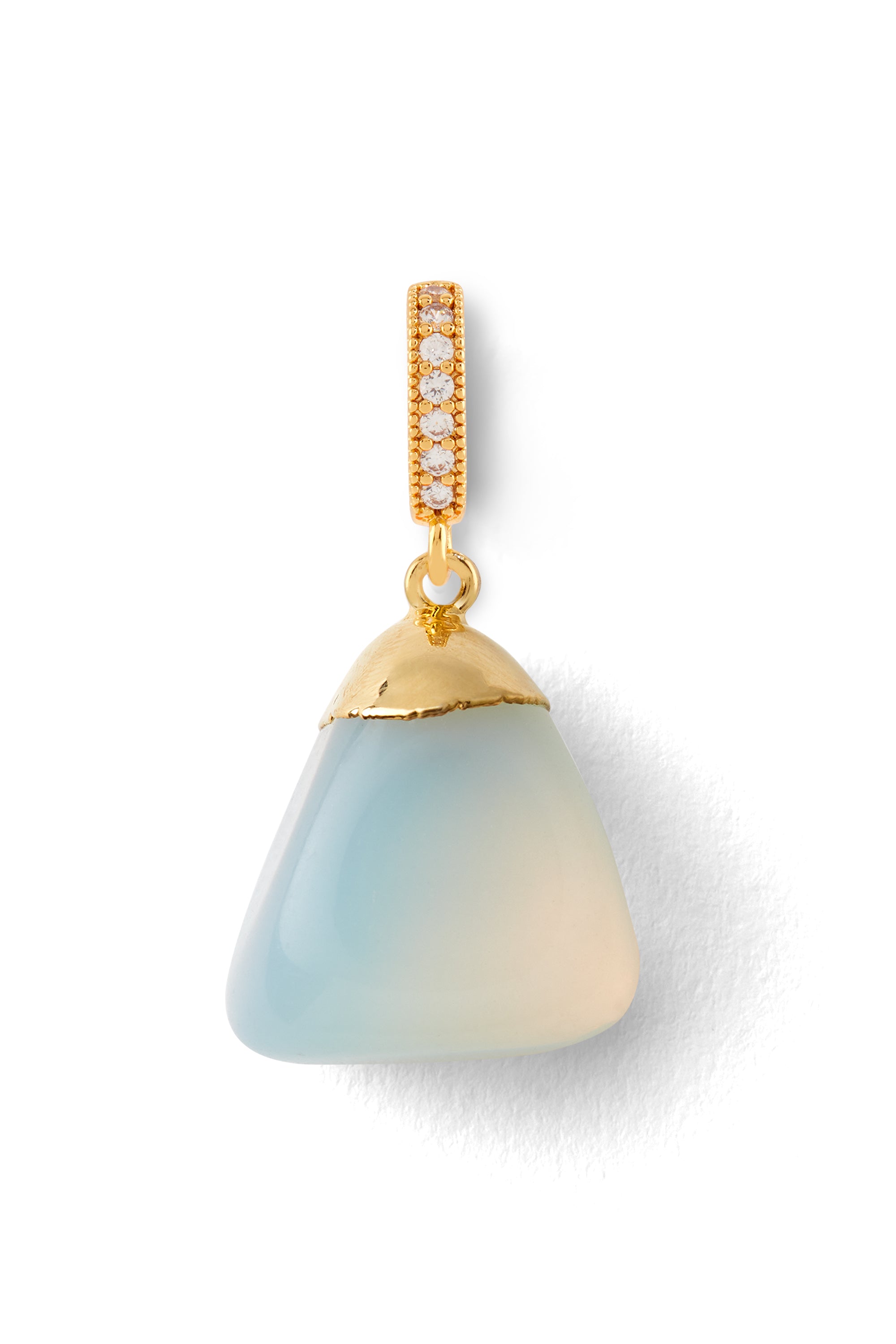 crystal haze Opalite - Pave connector