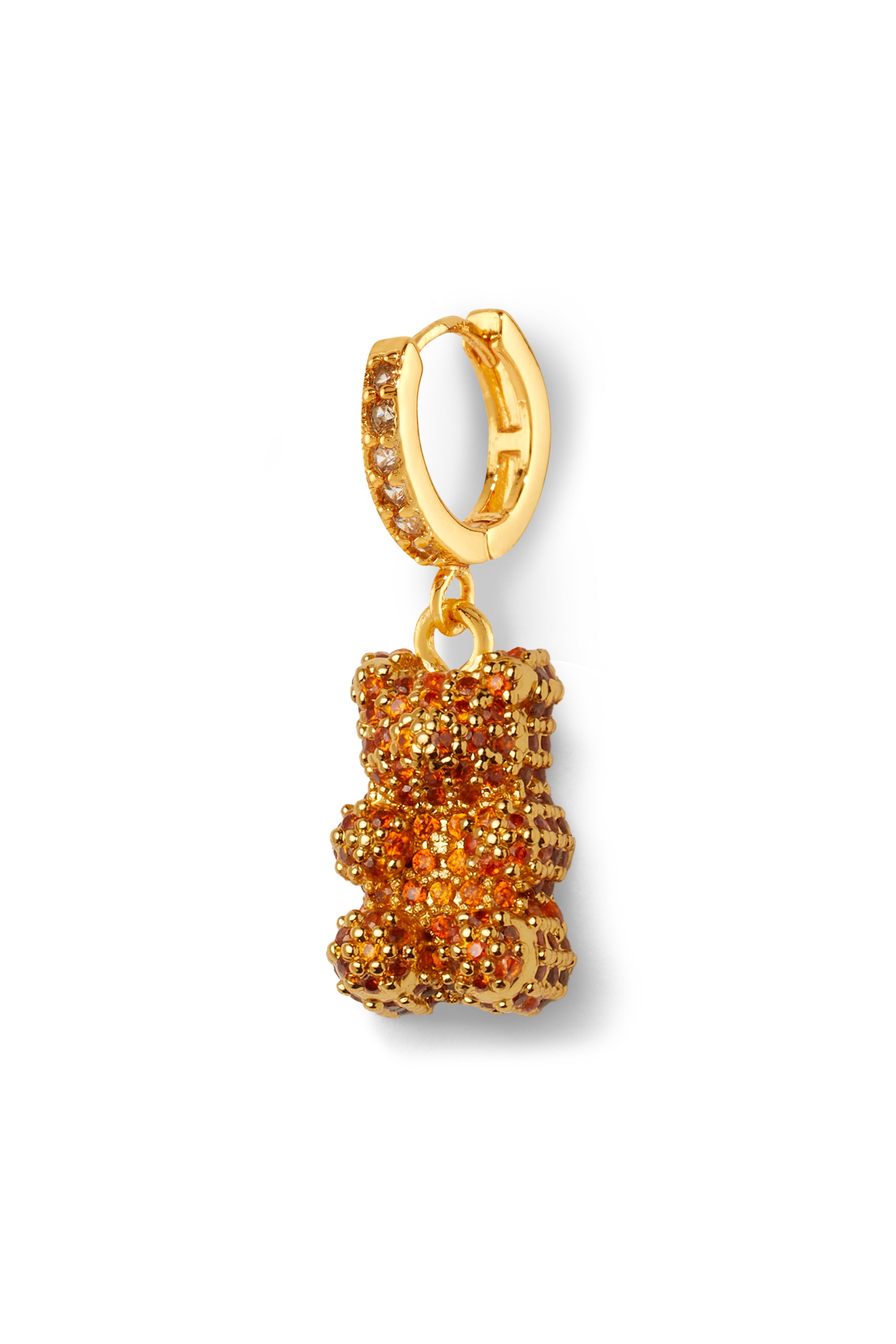 Pave Nostalgia bear hoop Ginger